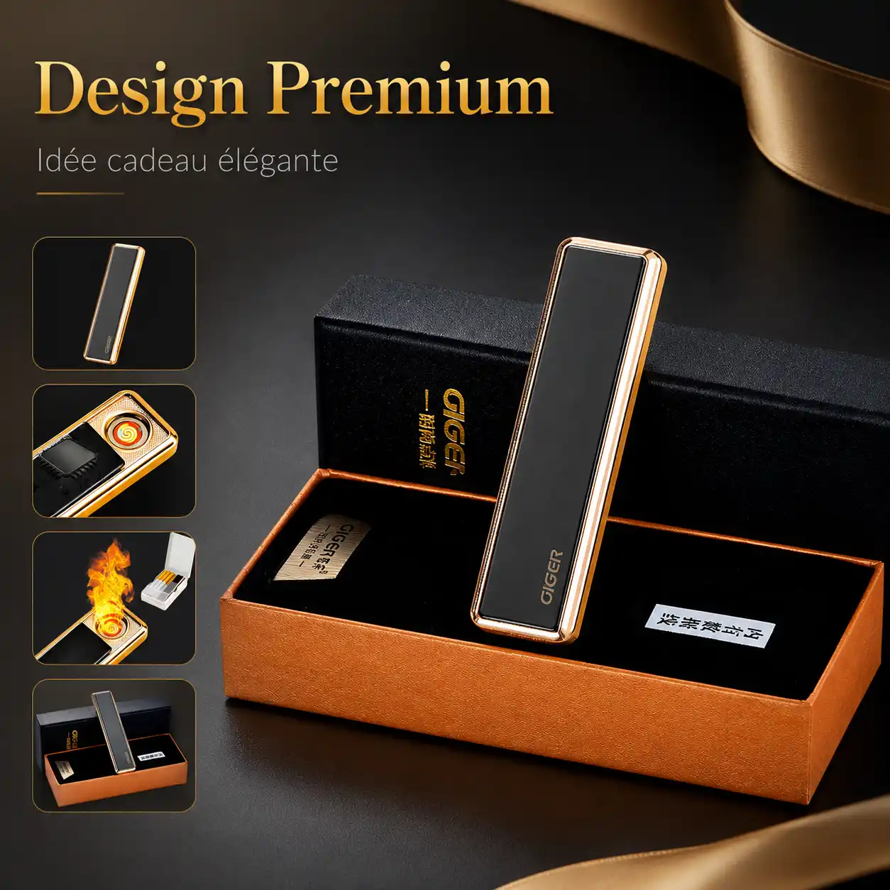 LumaSpark™ – Briquet Électrique Rechargeable Premium ⚡✨