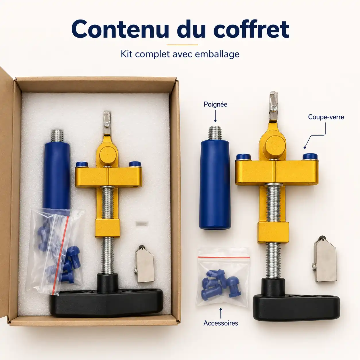 ProCut Glass™ 2-en-1 – Coupe-Verre & Carrelage Professionnel 🟡🔵