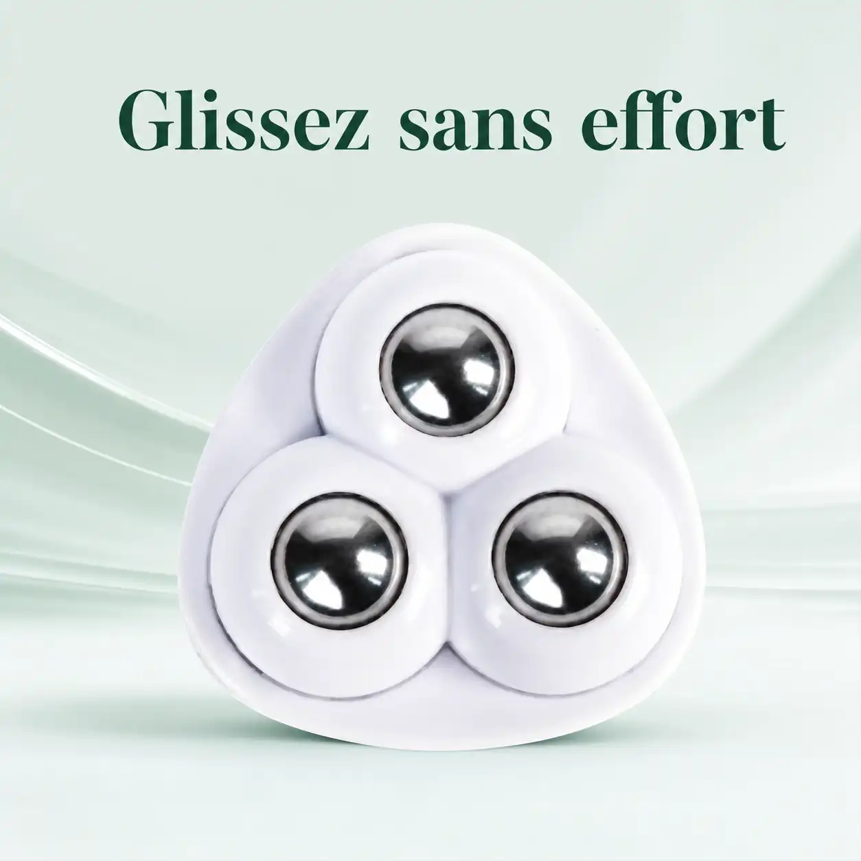 Glisséo 360™ – Mini Roulettes Adhésives Multidirectionnelles
