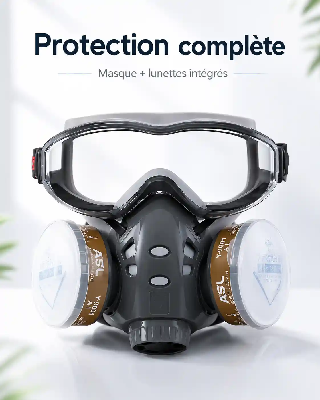 SafeVision Pro™ – Masque Respiratoire 2-en-1 avec Lunettes Intégrées 😷👓