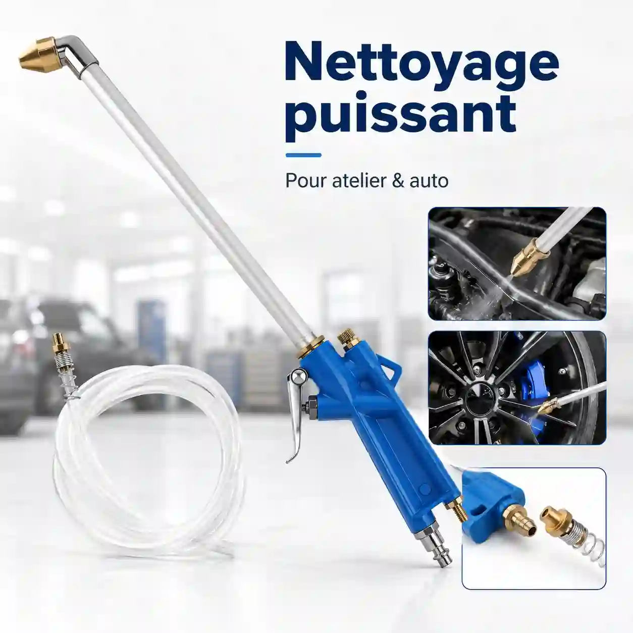 AeroClean Max™ – Pistolet de Nettoyage Pneumatique Haute Pression 💨🧼